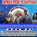 Ketua Umum Dewan Pers Nusantara beserta jajaran mengucapkan "selamat kepada capres-cawapres prabowo gibran"